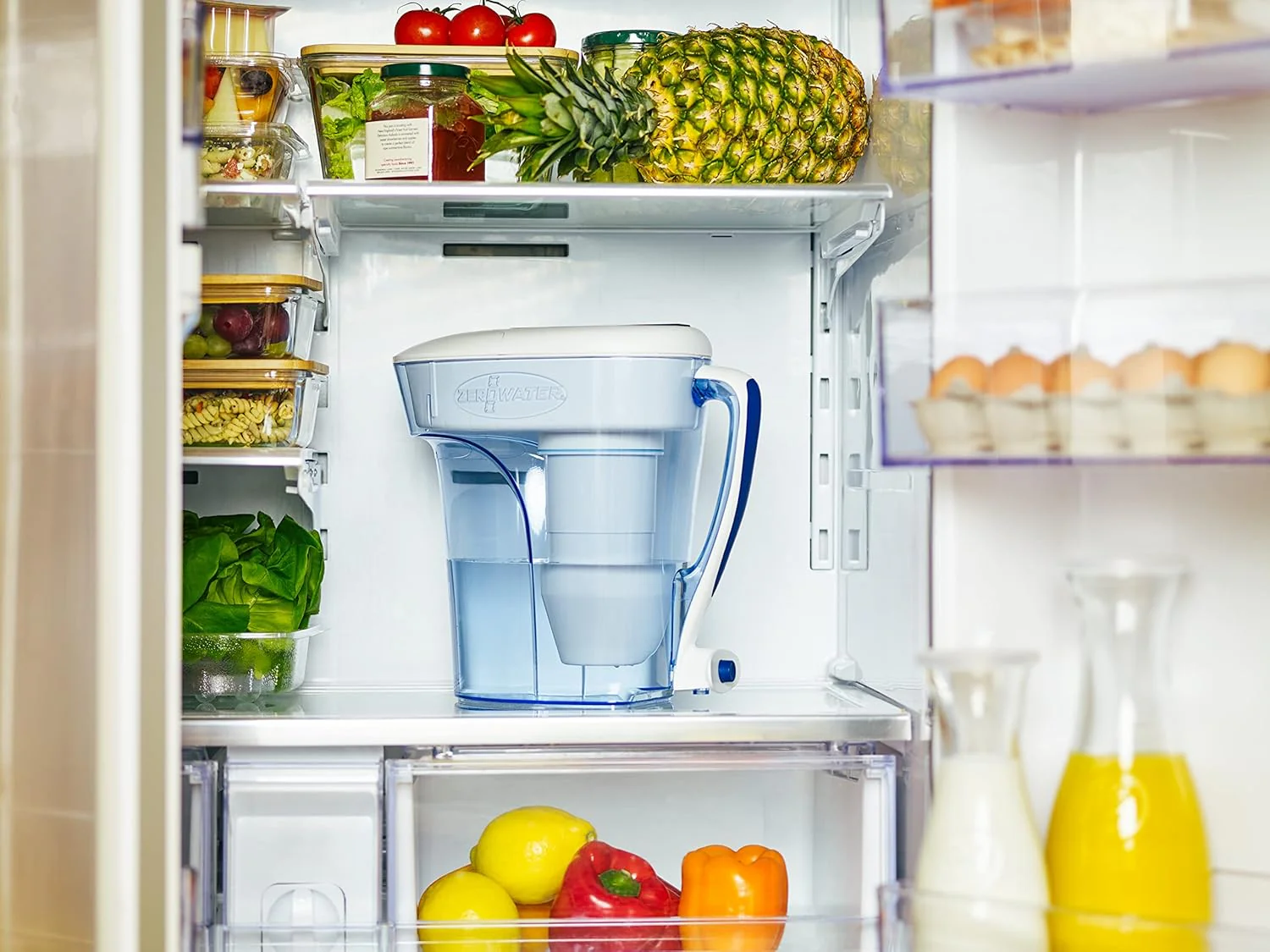 NEW - ZeroWater 12-Cup Ready-Pour 5-Stage Water Filter Pitcher 0 TDS for Improved Tap Water Taste - IAPMO Certified to Reduce Lead, Chromium, and PFOA/PFOS - Image 6