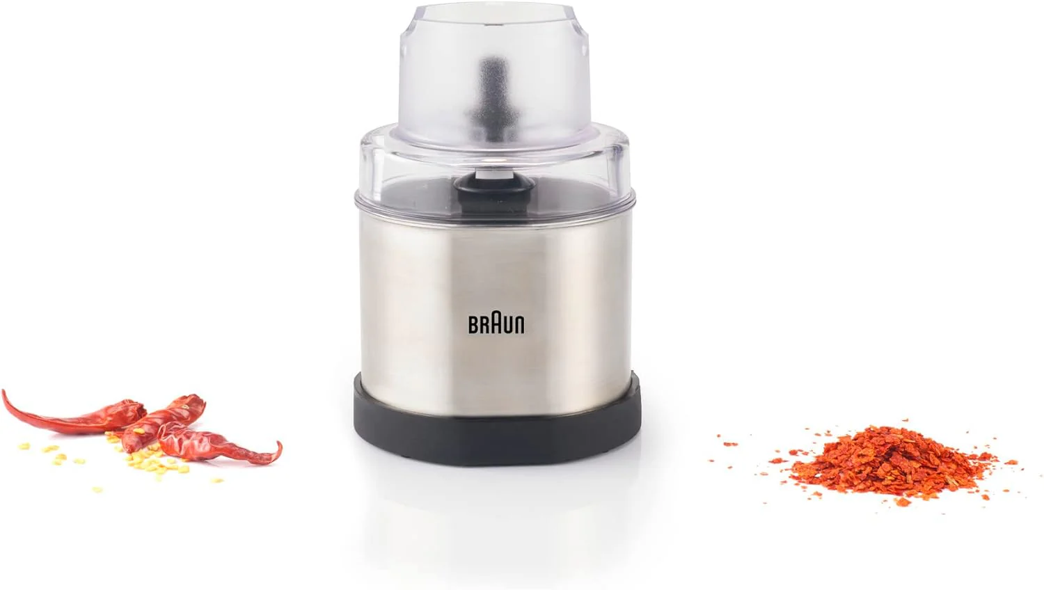 Braun MQS270SI Multiquick Coffee and Spice Grinder Hand Blender Attachment, 1.5-Cup - Image 4