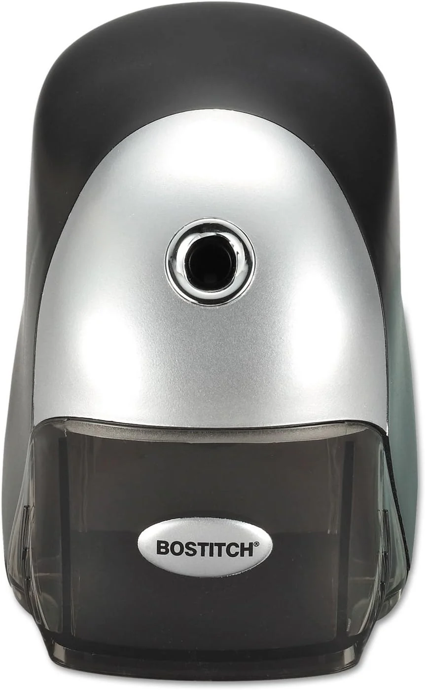 Bostitch Office QuietSharp Executive Heavy Duty Electric Pencil Sharpener - Colored Pencil Compatible, Black - Image 6