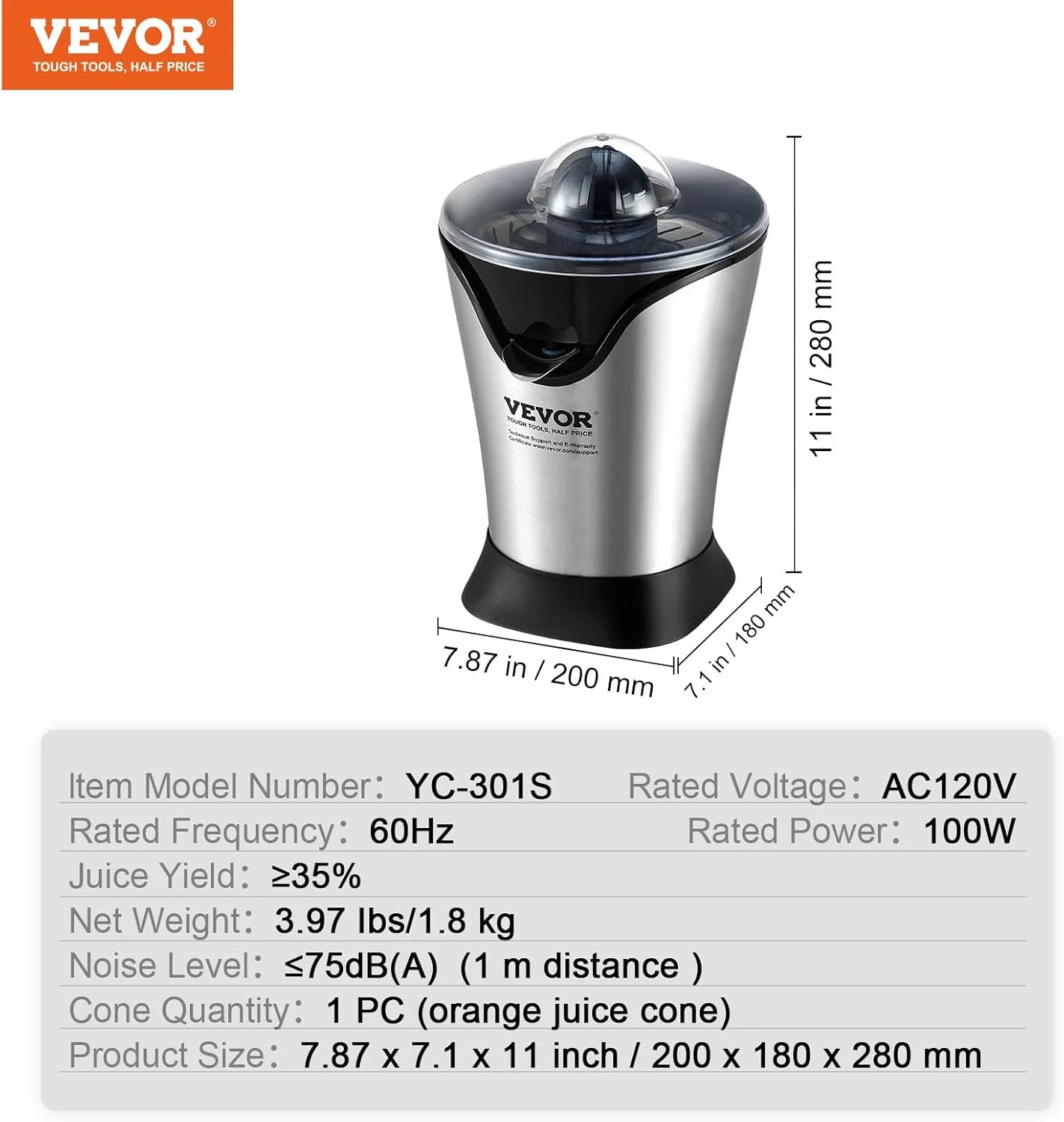VEVOR Electric Citrus Juicer - Image 2