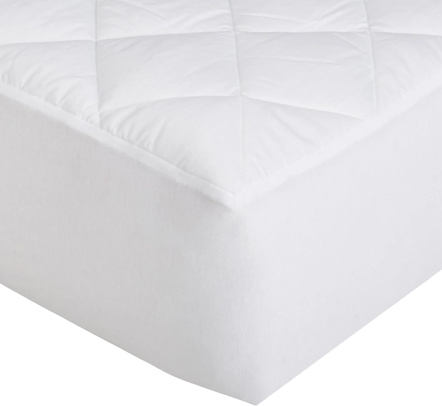 Amazon Basics Hypoallergenic Quilted Mattress Topper Pad, 18 Inches Deep, Twin XL, White - Image 4