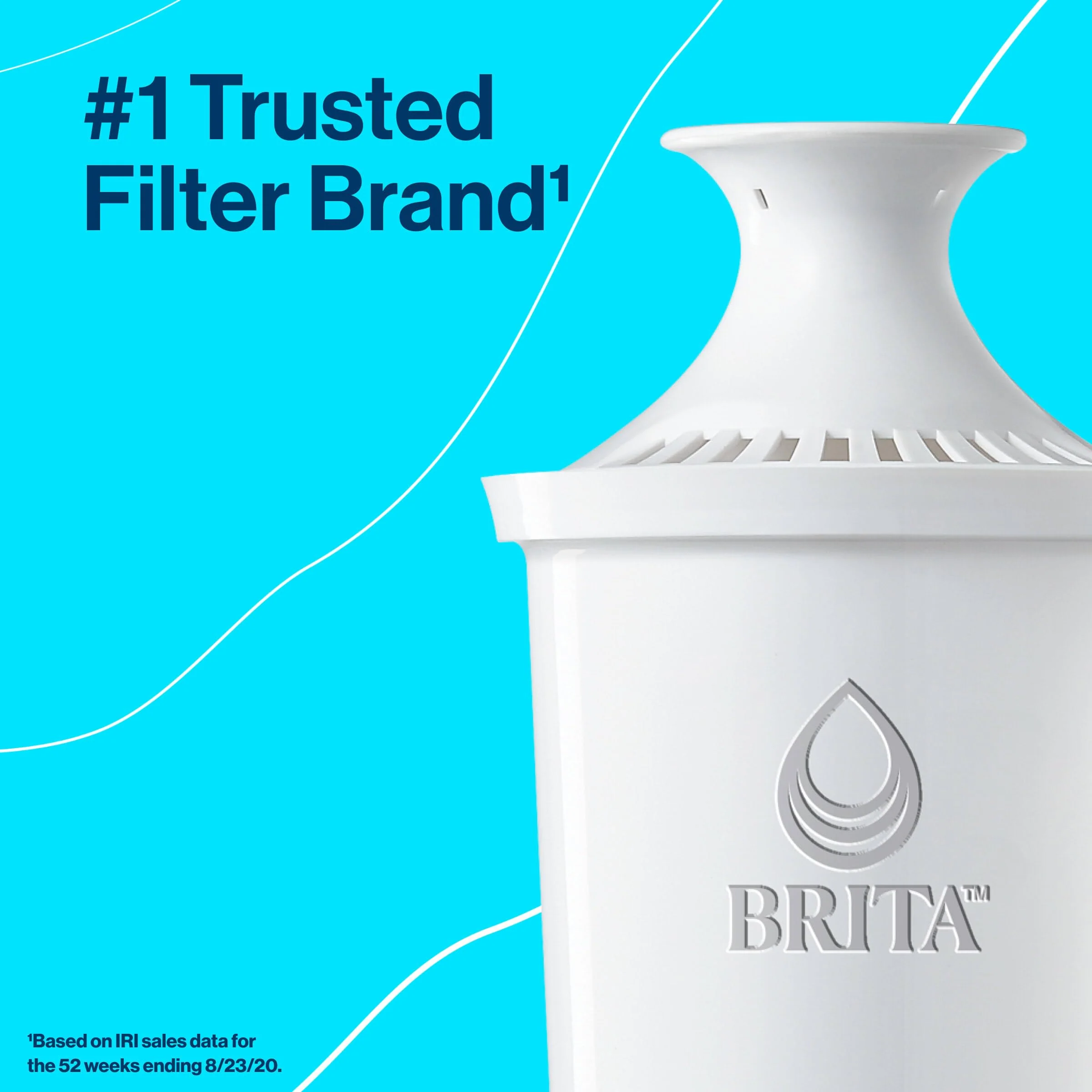 NEW - Brita Water Filter Pitcher for Tap and Drinking Water with 1 Standard Filter, Lasts 2 Months, 6-Cup Capacity, BPA Free, White - Image 6