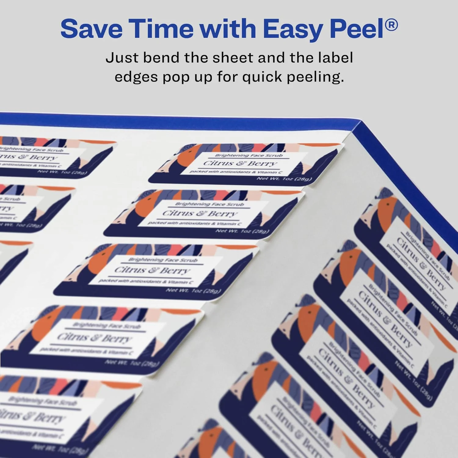 Avery Matte White Rectangle Labels, Sure Feed Technology, 1-1/4" x 2-3/8", 450 Matte White Printable Labels - Image 7