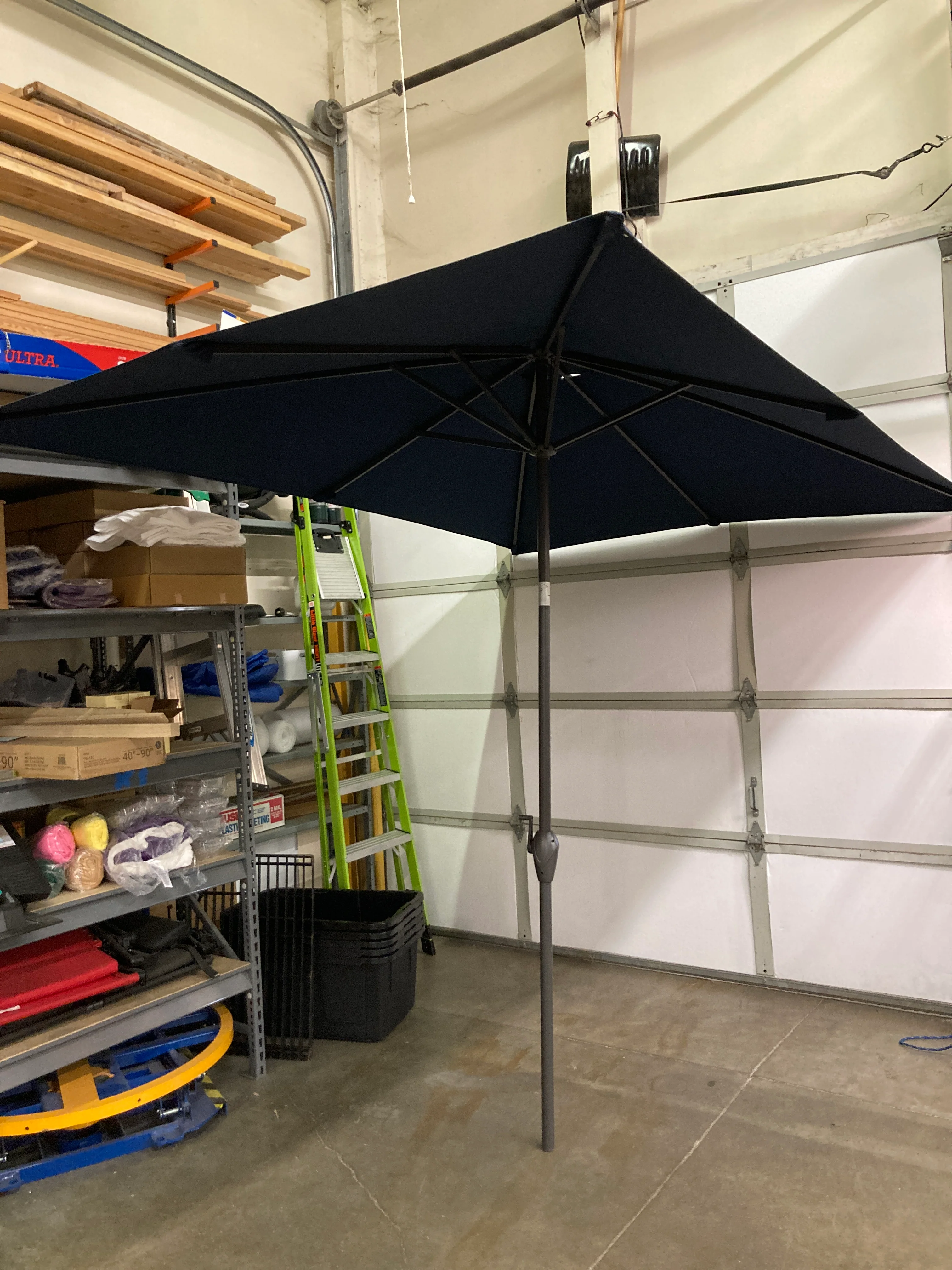 Like NEW - Costco - 7'x10' Rectangle Market Umbrella - Retail $164 - Image 6
