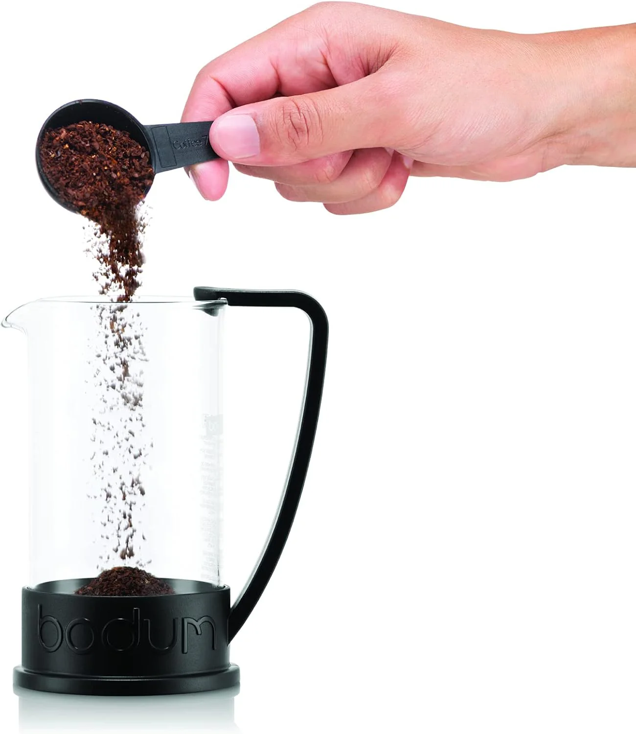 Bodum 12oz Brazil French Press Coffee Maker, High-Heat Borosilicate Glass, Black - Made in Portugal - Image 5