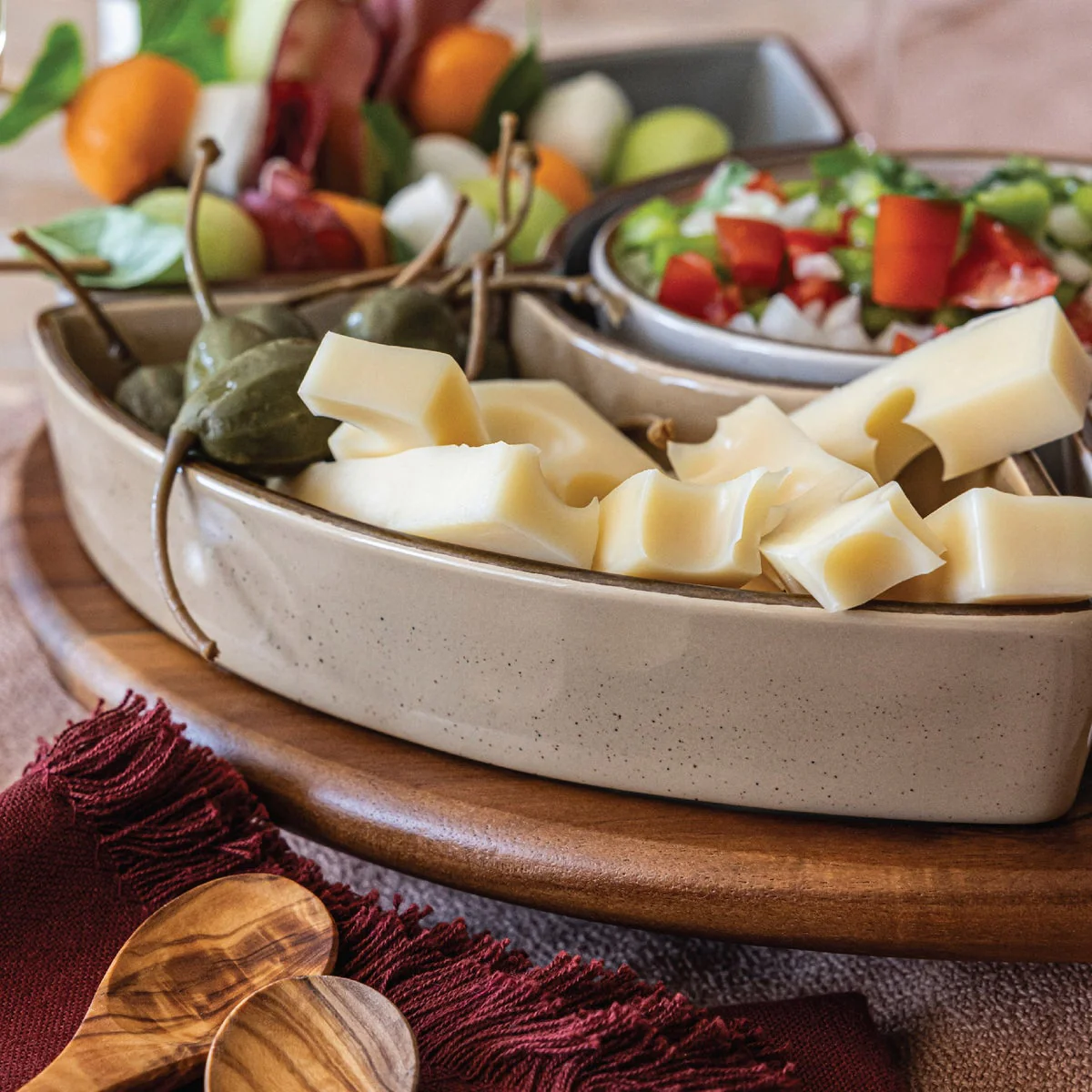 over&back Options Lazy Susan, 6-piece - Image 4