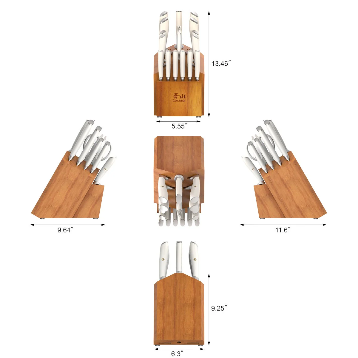 Cangshan L Series 17-piece German Steel Forged Knife Set - Image 4