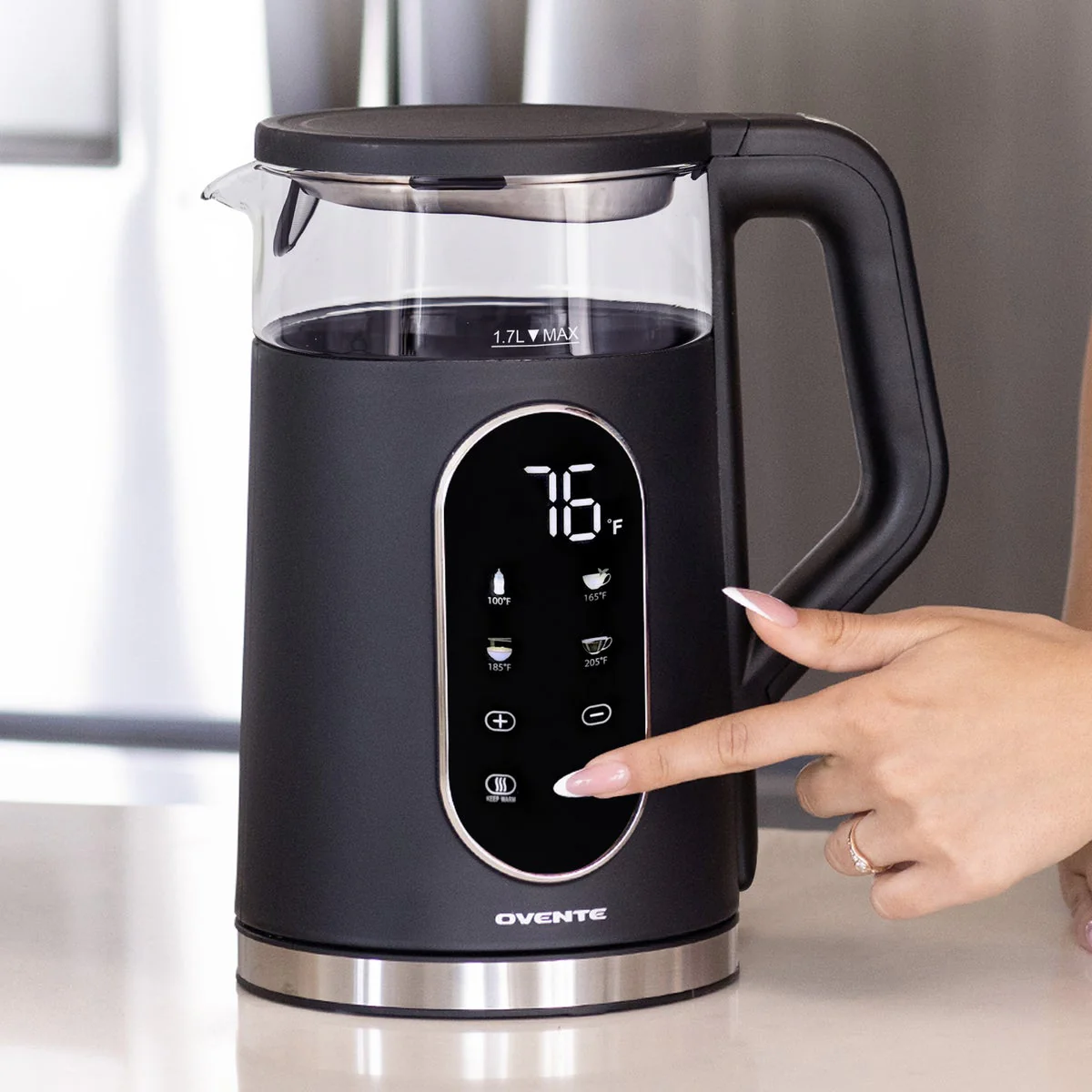 Ovente 1.7 Liter Electric Hot Water Kettle - Image 4
