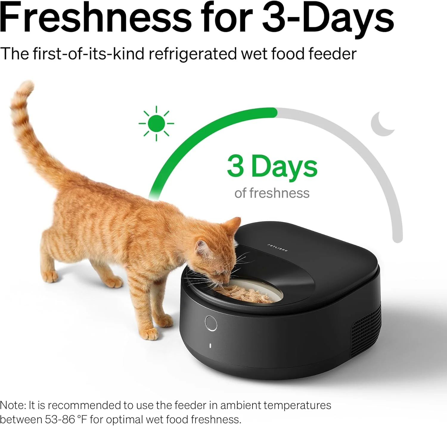 PETLIBRO Automatic Cat Feeder Wet Food Refrigerated New Upgraded APP Control,3 Days Freshness 3 Meals,Semiconductor Cooling&Quick Chills Wet Food Dispenser,Polar WiFi Timed Auto Pet Feeder for Cat Dog - Image 2