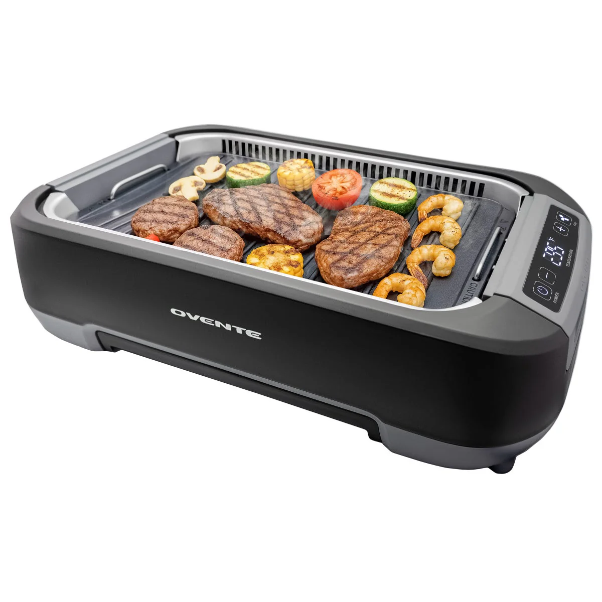 Ovente Smokeless Griddle & Grill System - Image 2