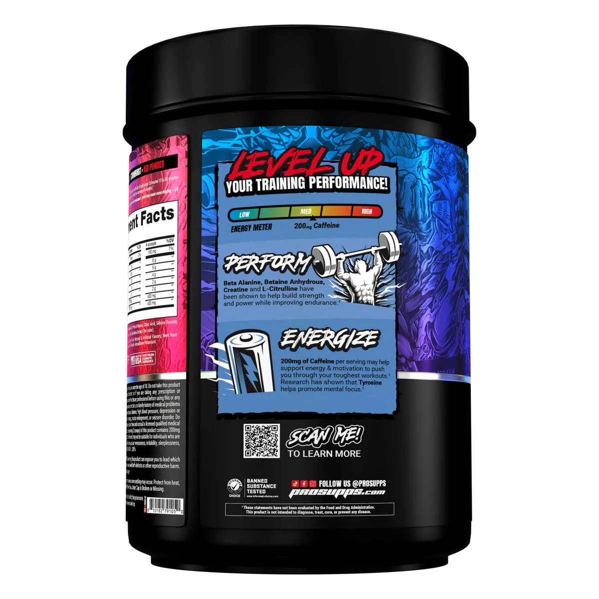 NEW - Mr. Hyde Signature Pre-Workout Multi-flavor with Creatine, 72 Servings - Image 2