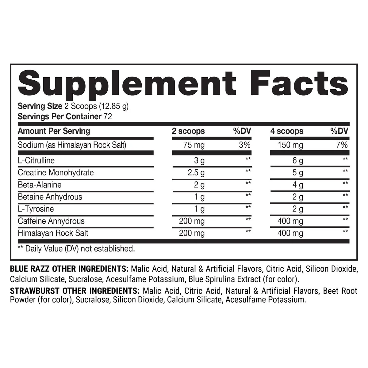 NEW - Mr. Hyde Signature Pre-Workout Multi-flavor with Creatine, 72 Servings - Image 3