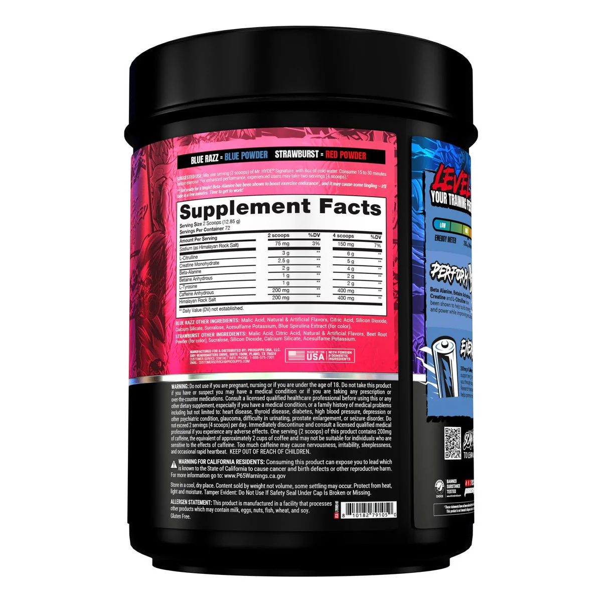 NEW - Mr. Hyde Signature Pre-Workout Multi-flavor with Creatine, 72 Servings - Image 4