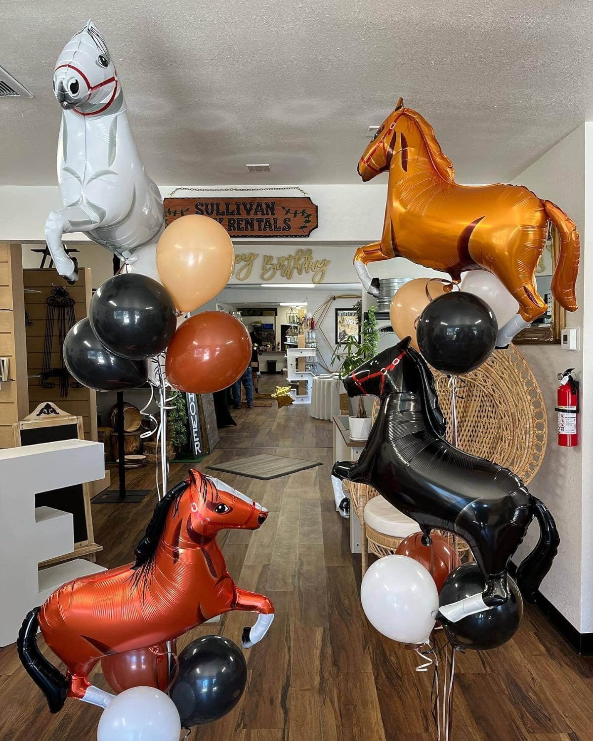 4 Pack Giant Horse Balloons - Horse Themed Party Decorations - Image 4