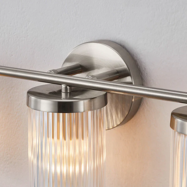 LUCA Housemark Appliances 3 Light Vanity Bar - Brushed Nickel - Image 2