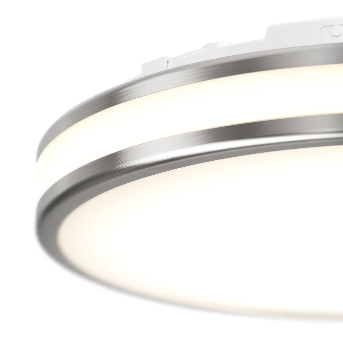 Artika Hemisphere 15” LED Flush Mount Light Fixture, Brushed Nickel - Image 4