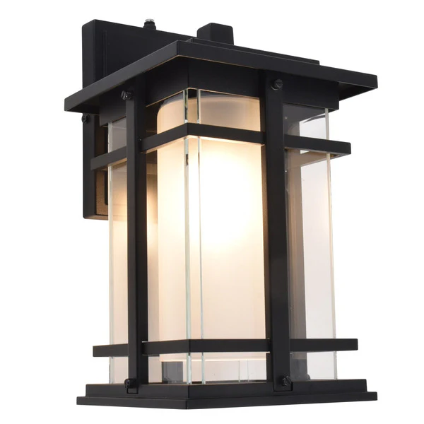 LUTEC Craftsman Style Outdoor LED Wall Lantern - Image 4