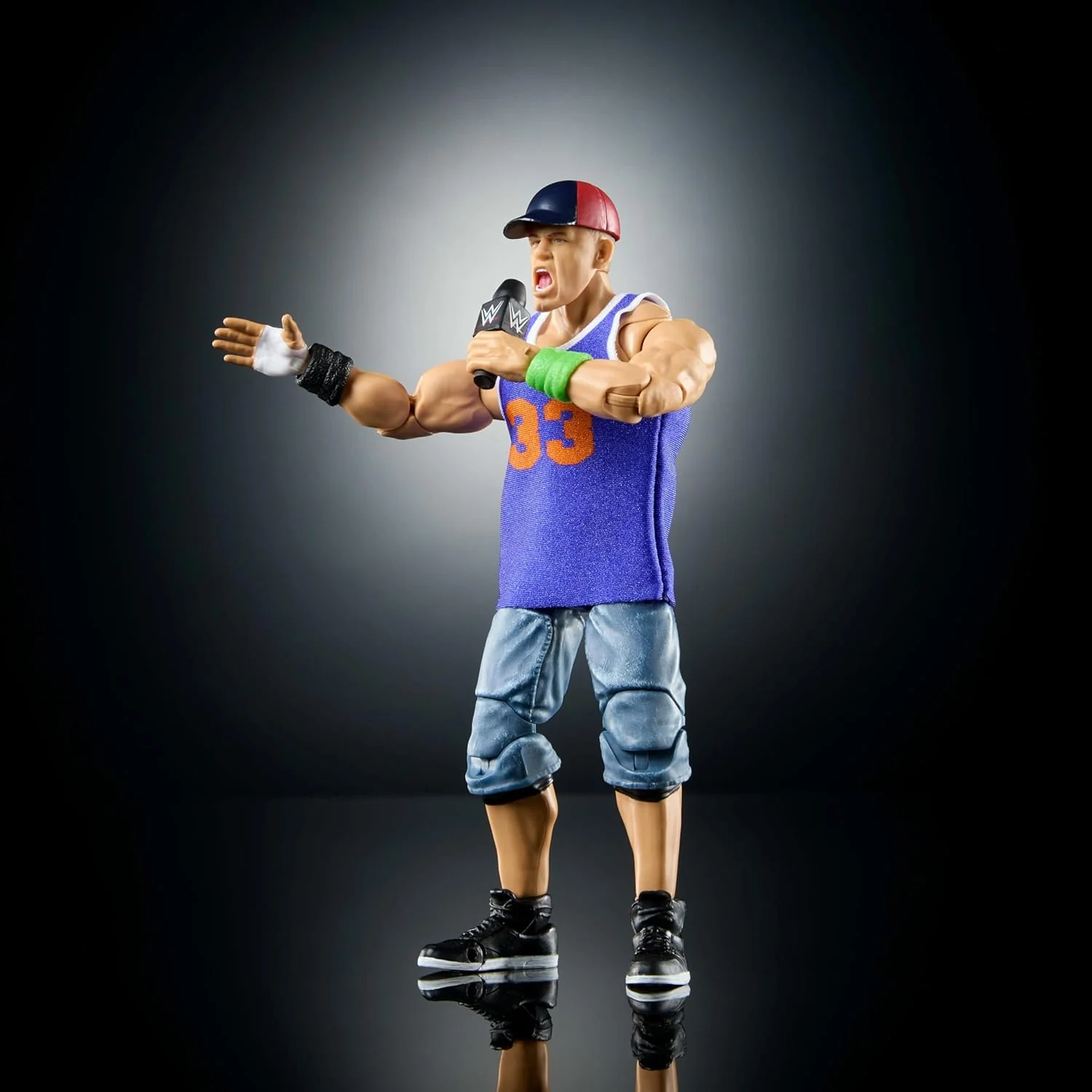 Mattel WWE Ultimate Edition John Cena 6-inch Action Figure & Accessories Set, 10+ Pieces Include Swappable Heads & Hands (Amazon Exclusive) - Image 4