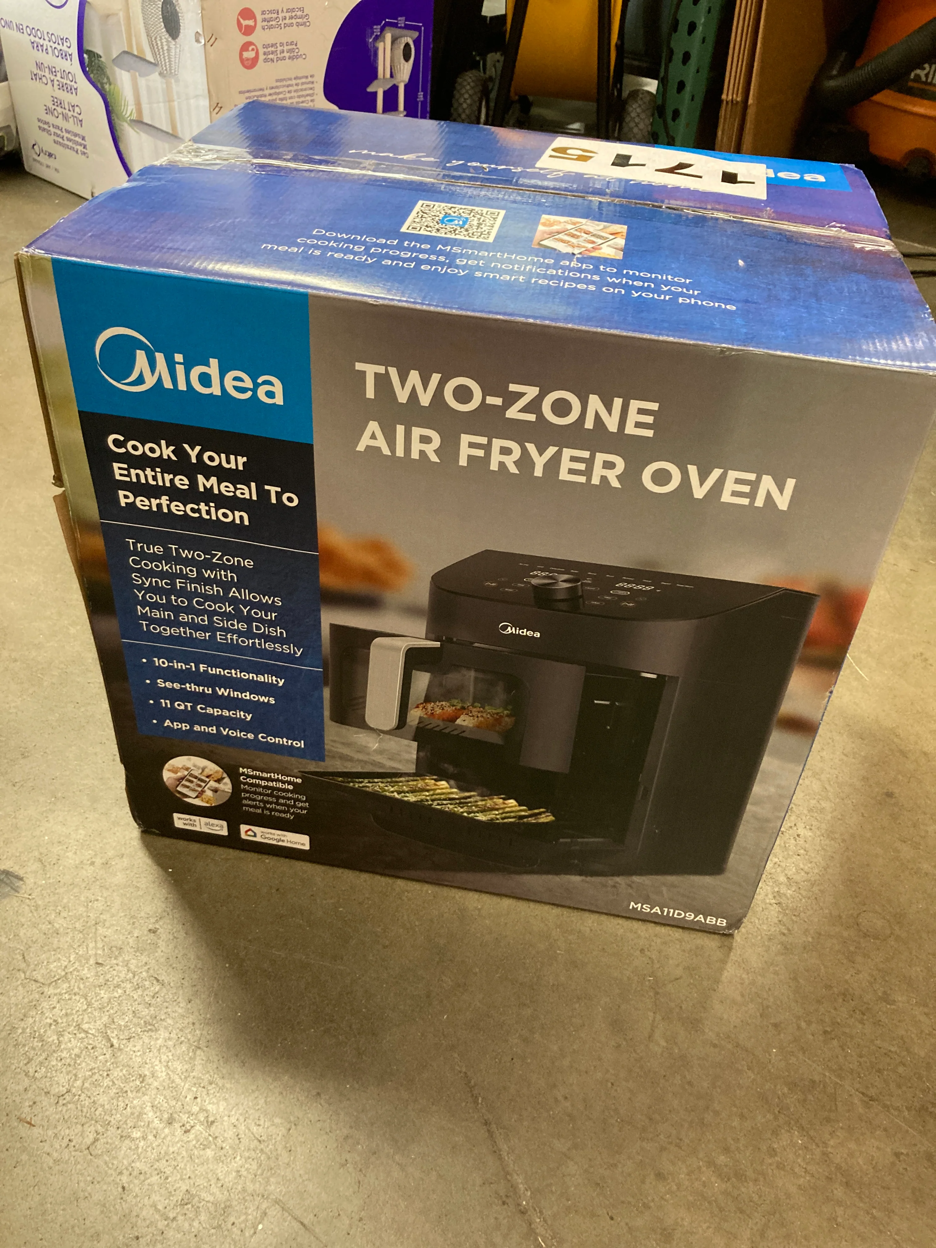 NEW - Costco - Midea 11-Quart Two Zone Air Fryer Oven - Retail $159