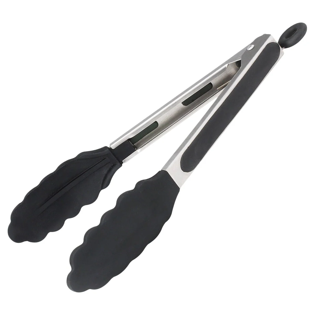 Winco 9-Inch Non-Slip Locking Tongs, Stainless Steel, 4-count