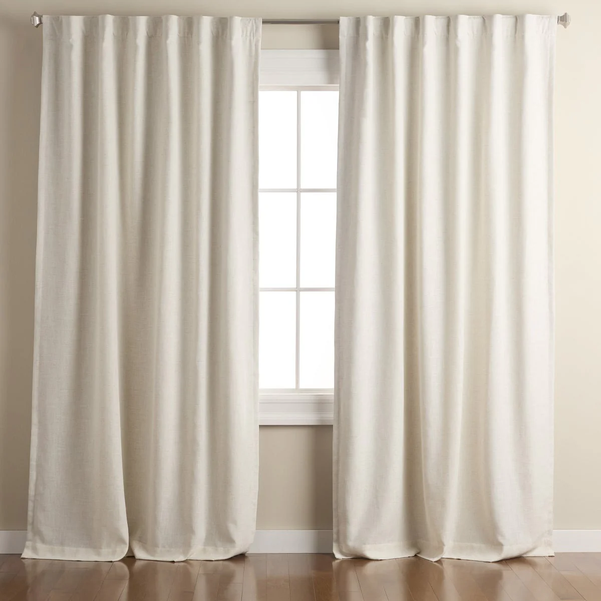 Town & Country Arlo Linen Texture Blackout Curtains, 2-pack - Image 5