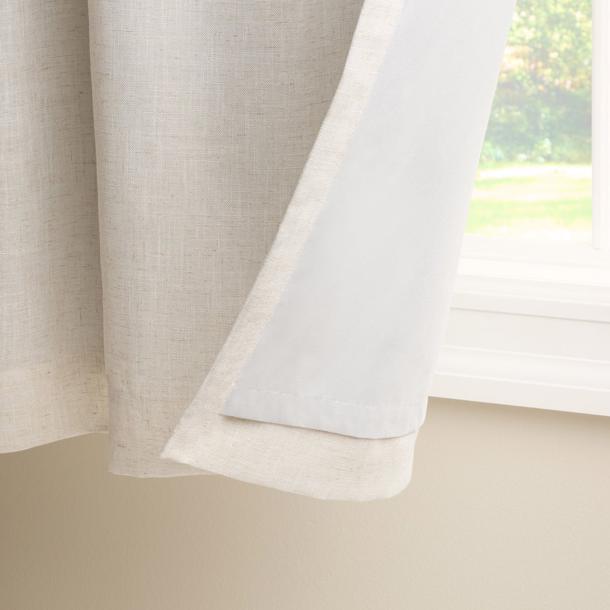 Town & Country Arlo Linen Texture Blackout Curtains, 2-pack - Image 6
