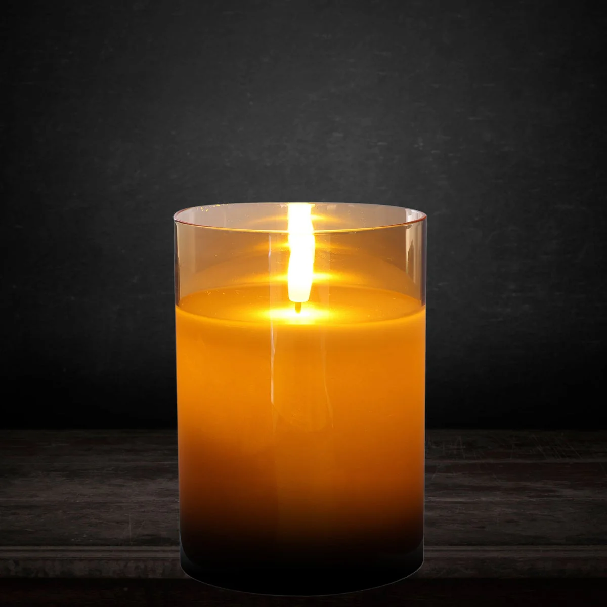 LumiPur 6-piece Flameless LED Candles Design Series Glass with Remote - Image 2