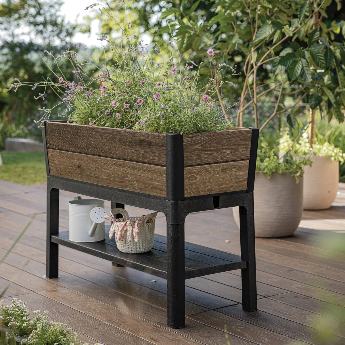 NEW - Walnut Elevated Garden Bed - Image 4