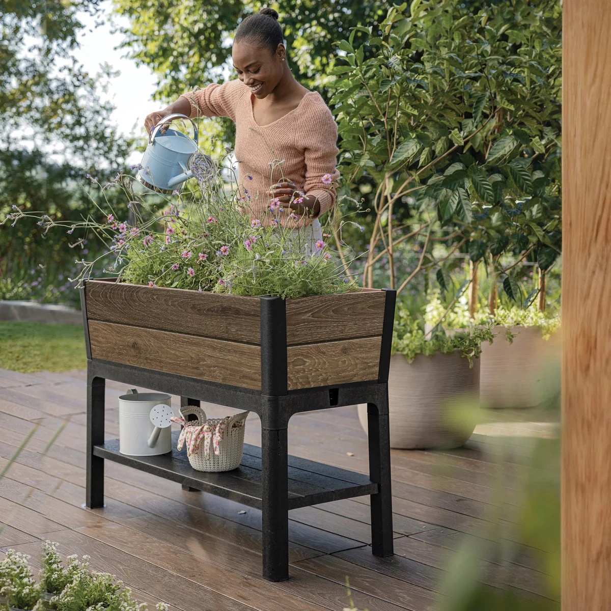 NEW - Walnut Elevated Garden Bed - Image 5