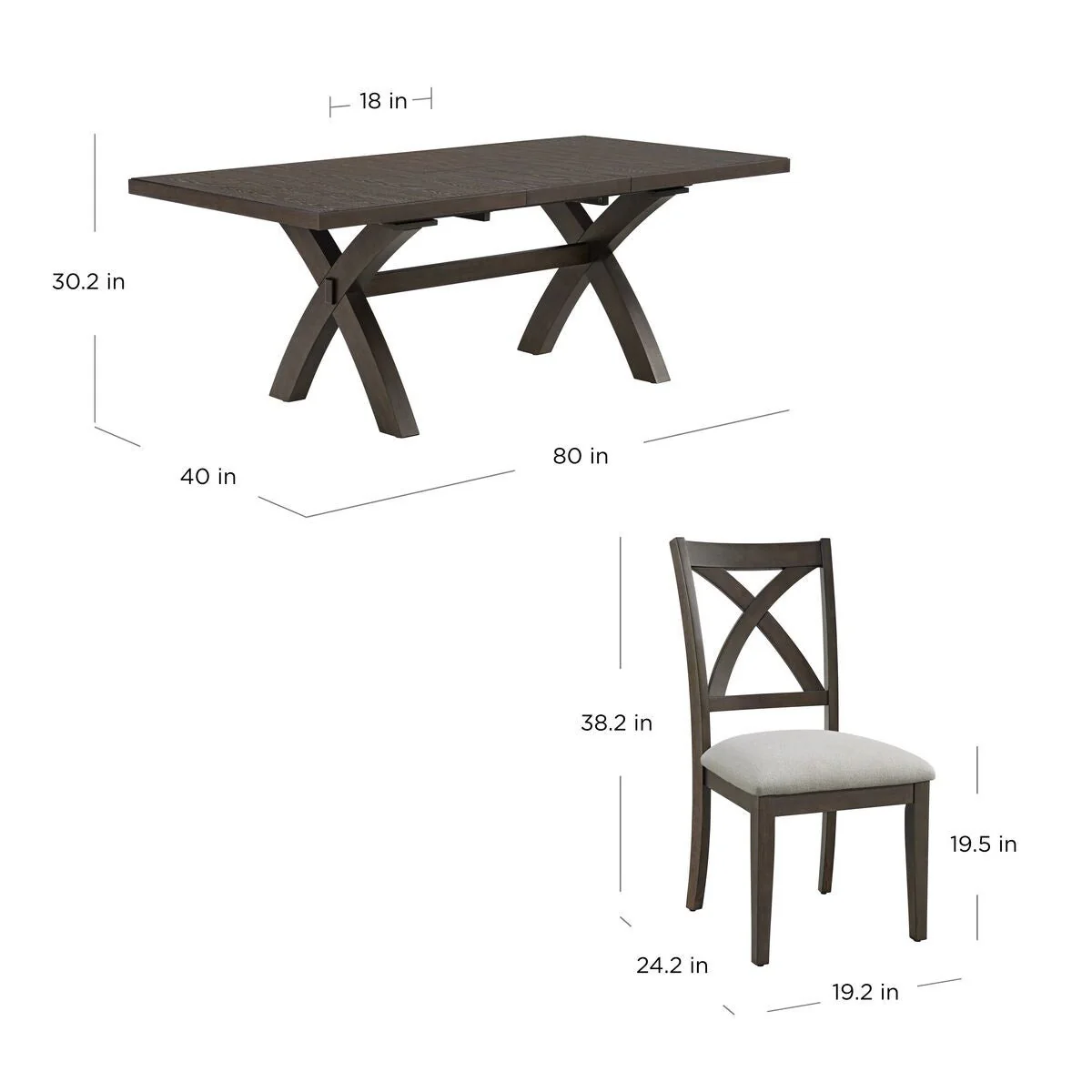 Westen Dining Table and 6 Chairs - Image 2