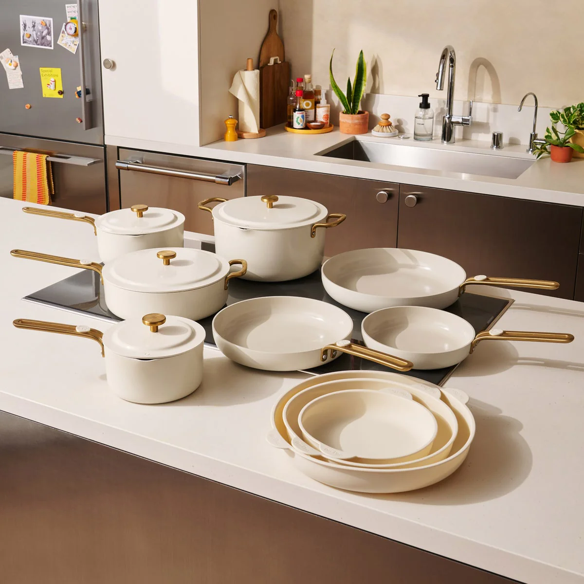 Our Place 14-piece Essentials Ceramic Nonstick Cookware Set