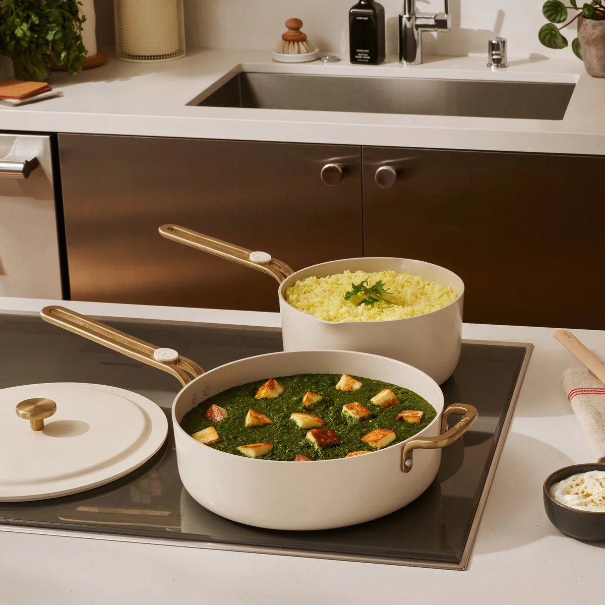 Our Place 14-piece Essentials Ceramic Nonstick Cookware Set - Image 2
