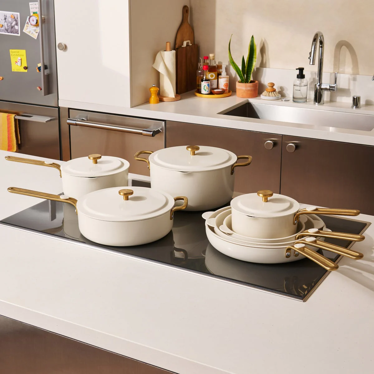 Our Place 14-piece Essentials Ceramic Nonstick Cookware Set - Image 7