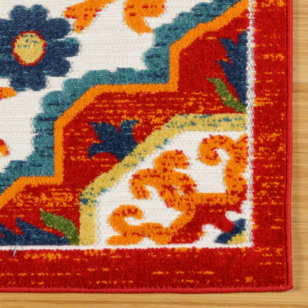 Toscana Indoor/Outdoor Area Rugs, Aruba Red, Rug Size: 6 ft. 6 in. x 9 ft. - Image 4