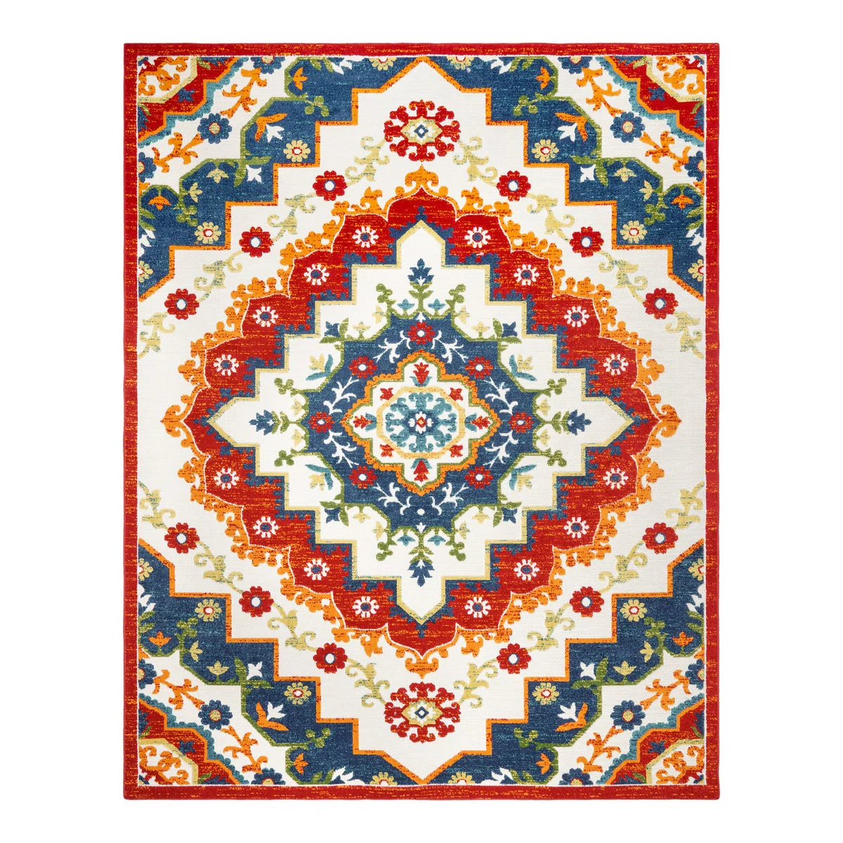 Toscana Indoor/Outdoor Area Rugs, Aruba Red, Rug Size: 6 ft. 6 in. x 9 ft. - Image 5