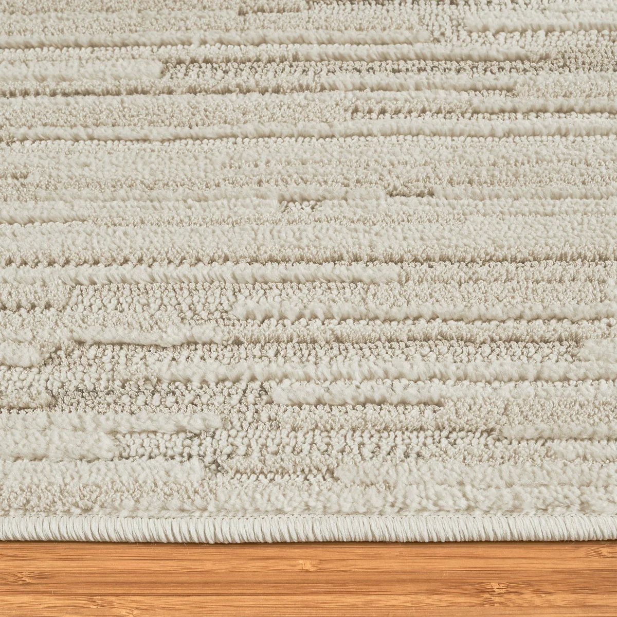 Illume Area Rug Collection, Napat Ivory Beige, Rug Size: 8 ft. 5 in. by 13 ft. - Image 4