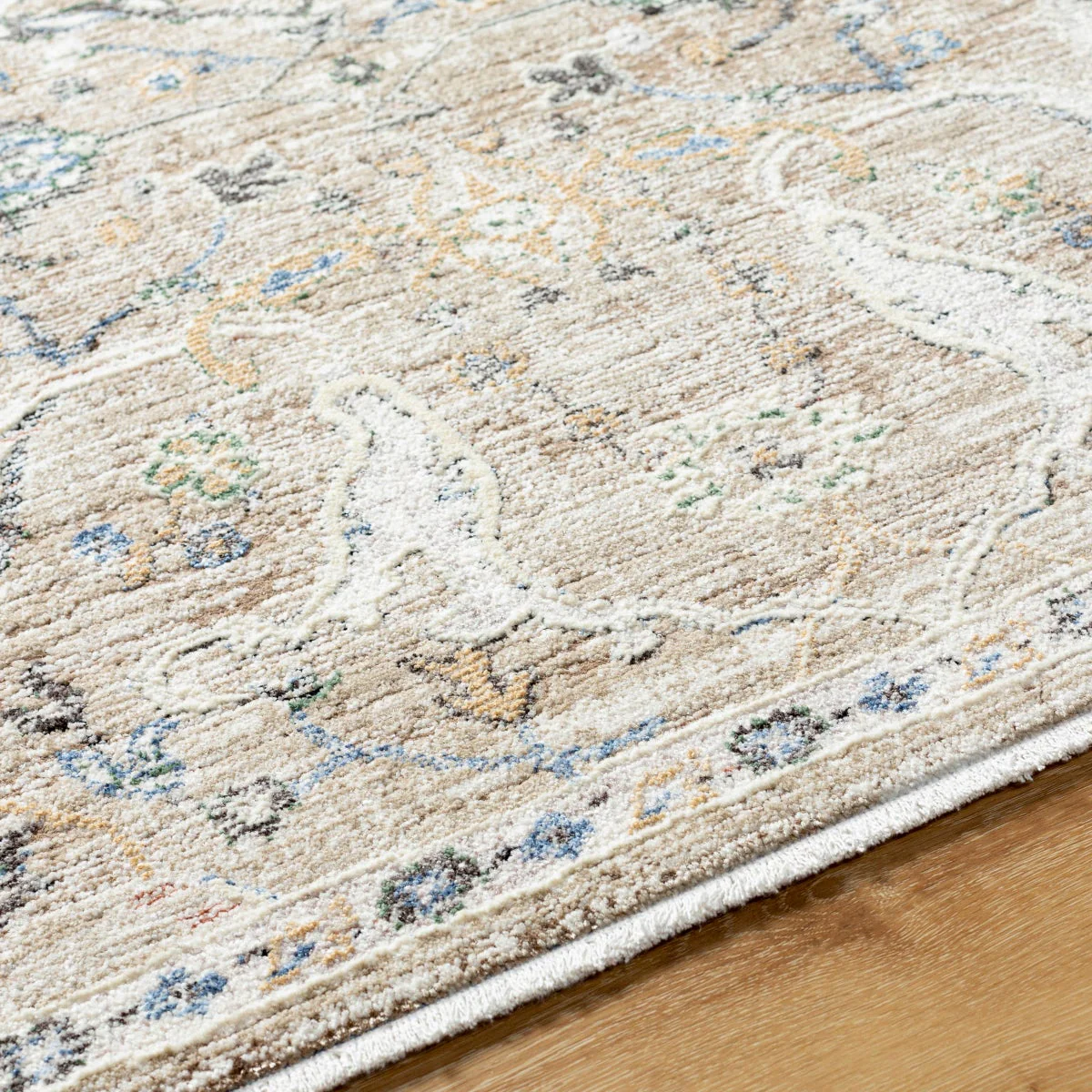 Peighton Area Rug Collection, Tan, Rug Size: 6 ft. 6 in. x 9 ft - Image 4