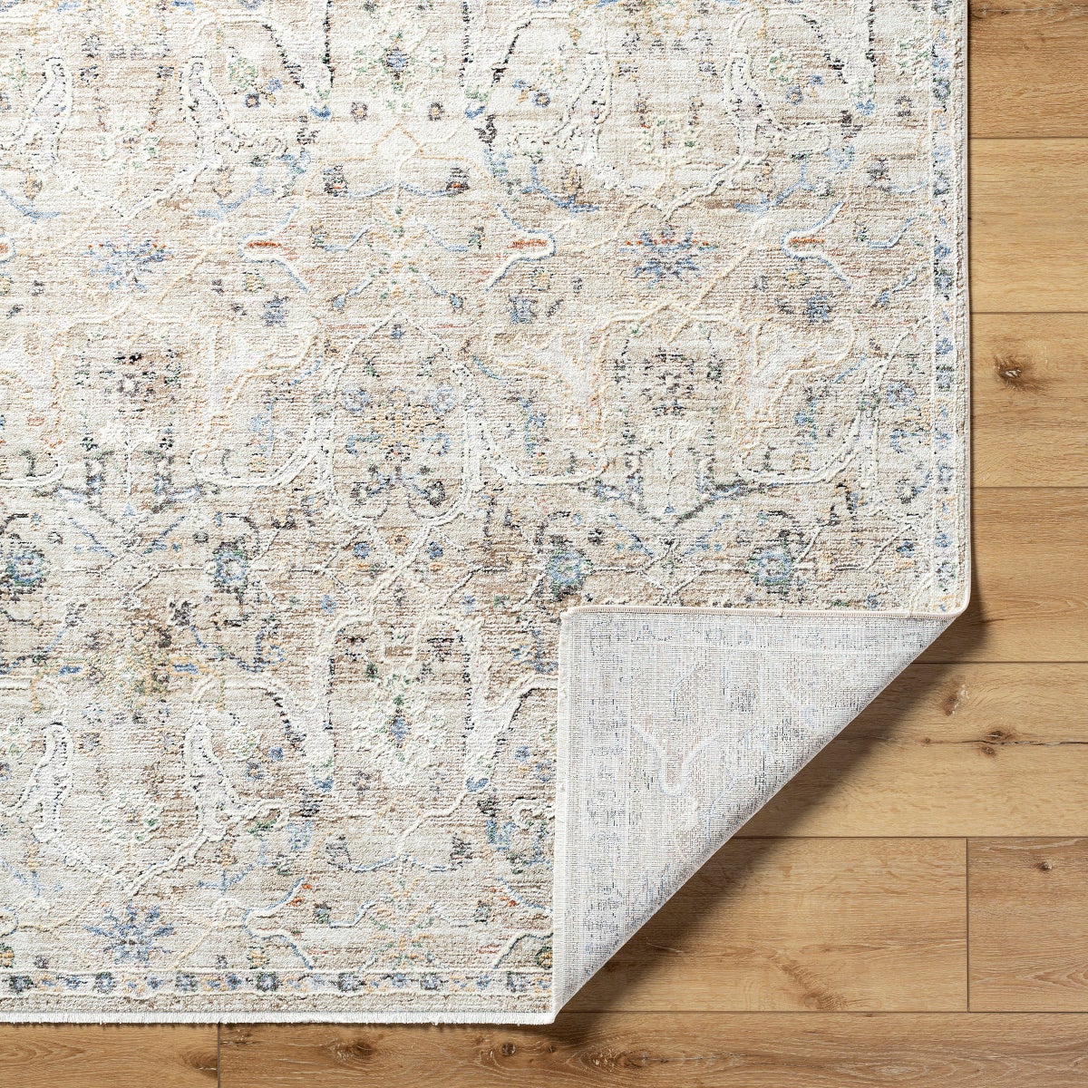 Peighton Area Rug Collection, Tan, Rug Size: 6 ft. 6 in. x 9 ft - Image 6