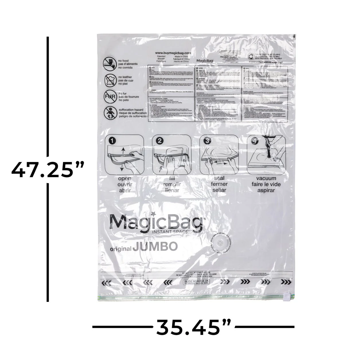 MagicBag Vacuum Storage Bag Combo Pack - Image 5
