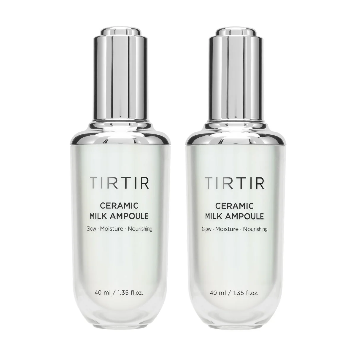 NEW - TirTir Ceramic Milk Ampoule 1.35 fl oz, 2-pack
