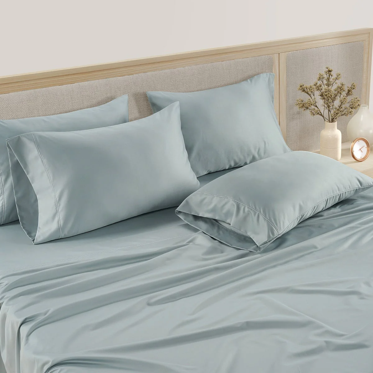 Hotel Signature 800 Thread Count Cotton 6-piece Sheet Set, Cal King - Image 2
