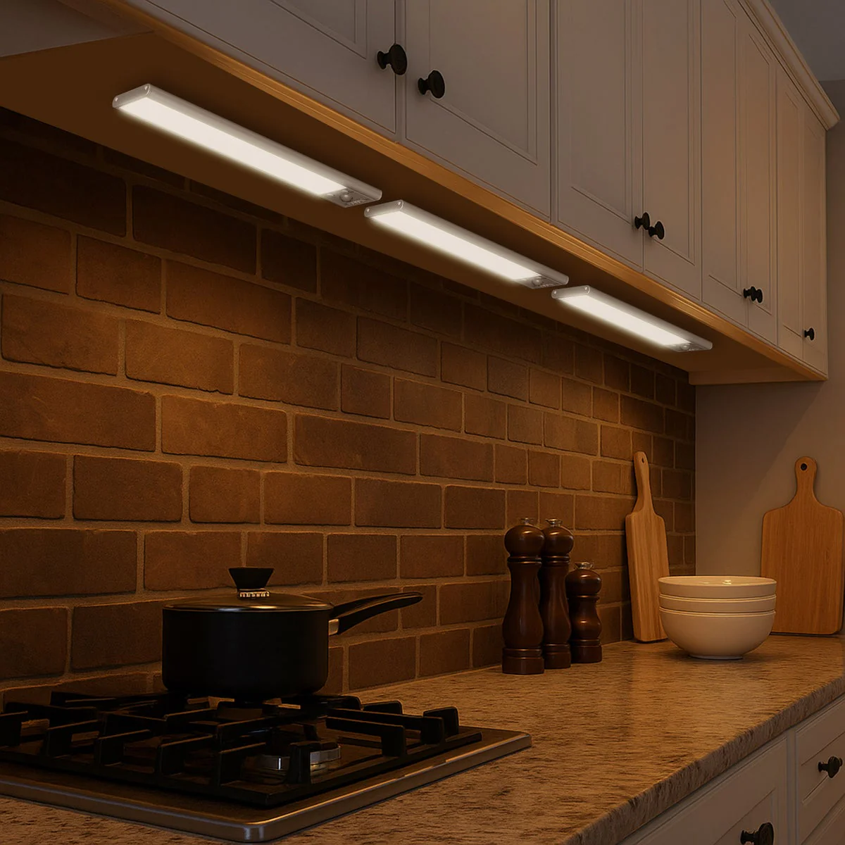 Energetic Rechargeable Wireless 12" LED Under Cabinet Light - Image 2