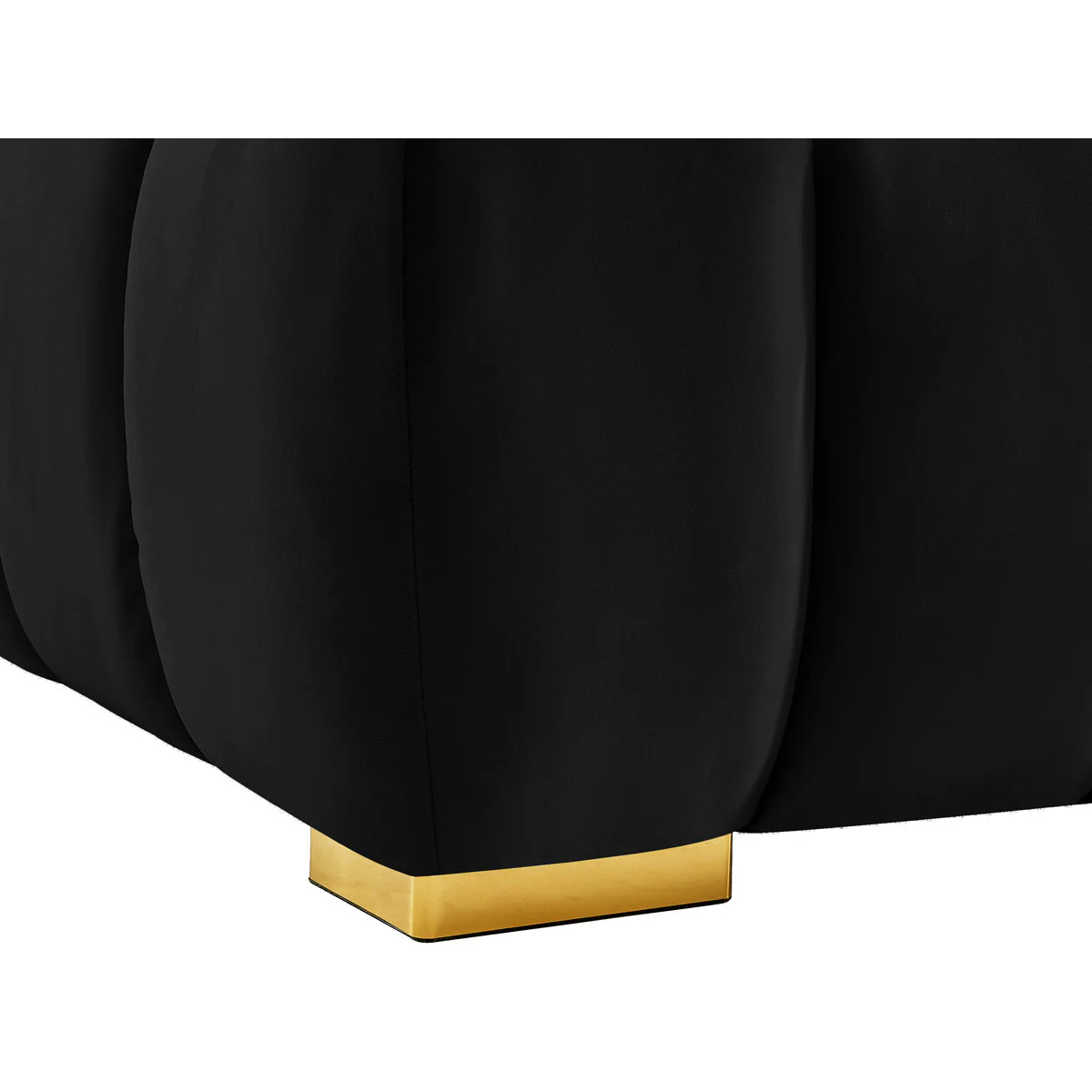 Carlan 91" Velvet Tuxedo Arm Sofa - Image 7