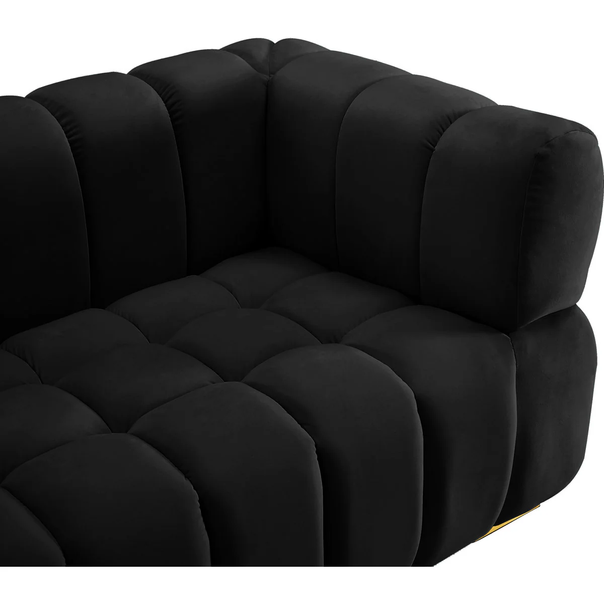 Carlan 91" Velvet Tuxedo Arm Sofa - Image 8