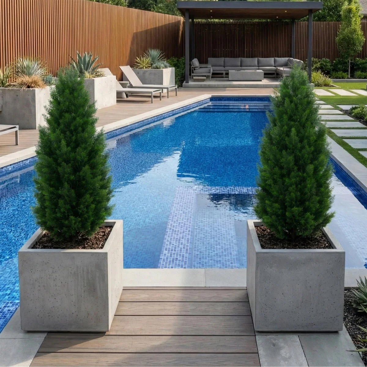 Faux 4’ UV Resistant Cedar Tree Indoor and Outdoor, 2-pack - Image 6
