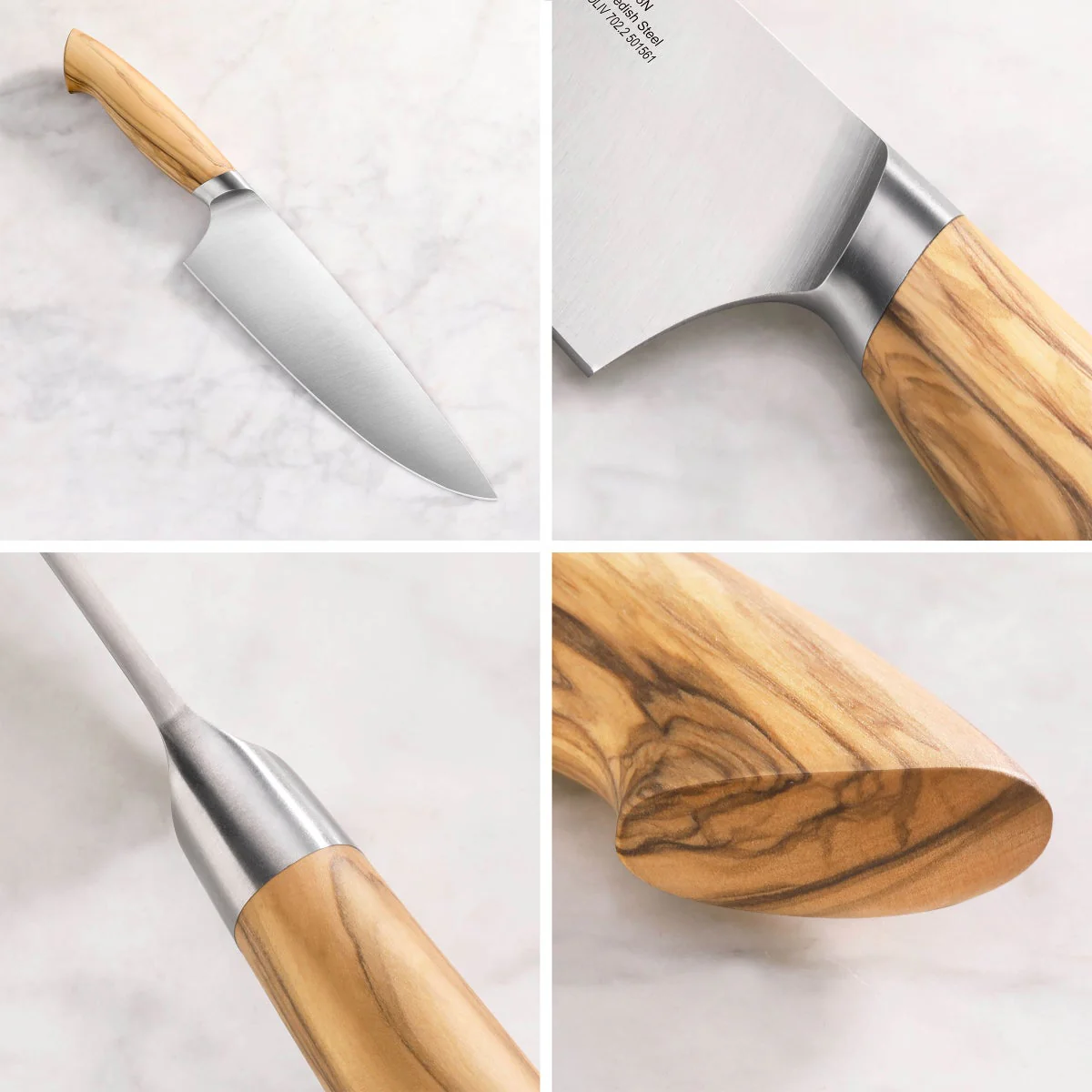 NEW - Cangshan OLIV Series Swedish Steel 15-Piece Knife Block Set, Maple Block - Image 4