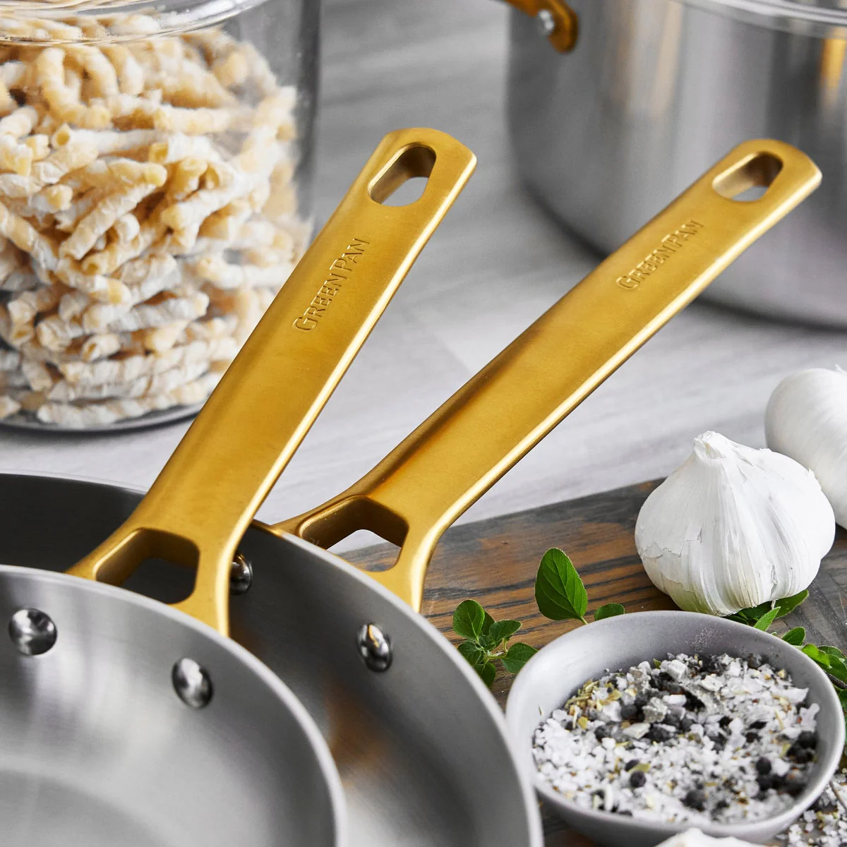 NEW - GreenPan Reserve Stainless Steel 12-piece Cookware Set - Image 4
