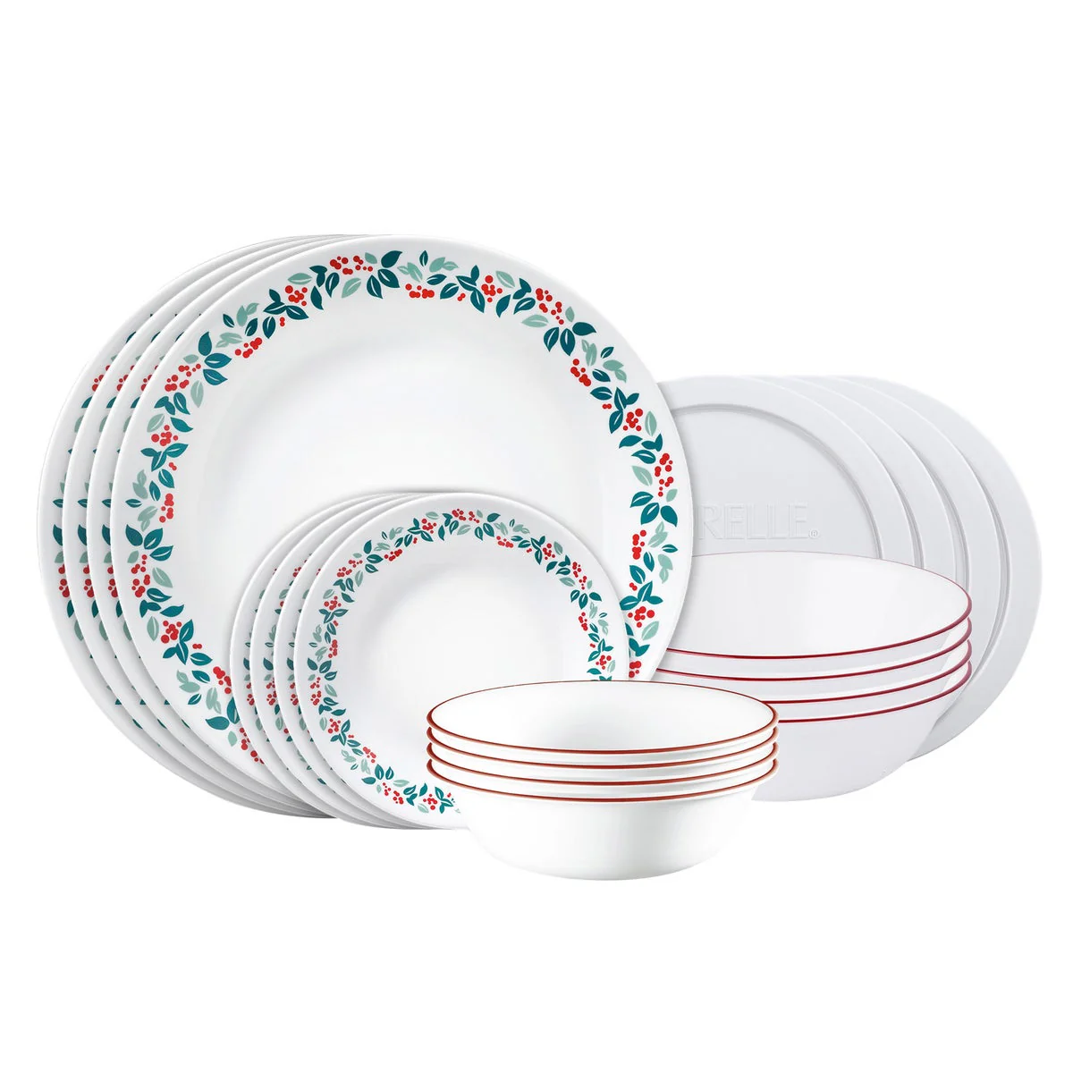 Corelle Winter Berries 20-piece Dinnerware Set - Image 2