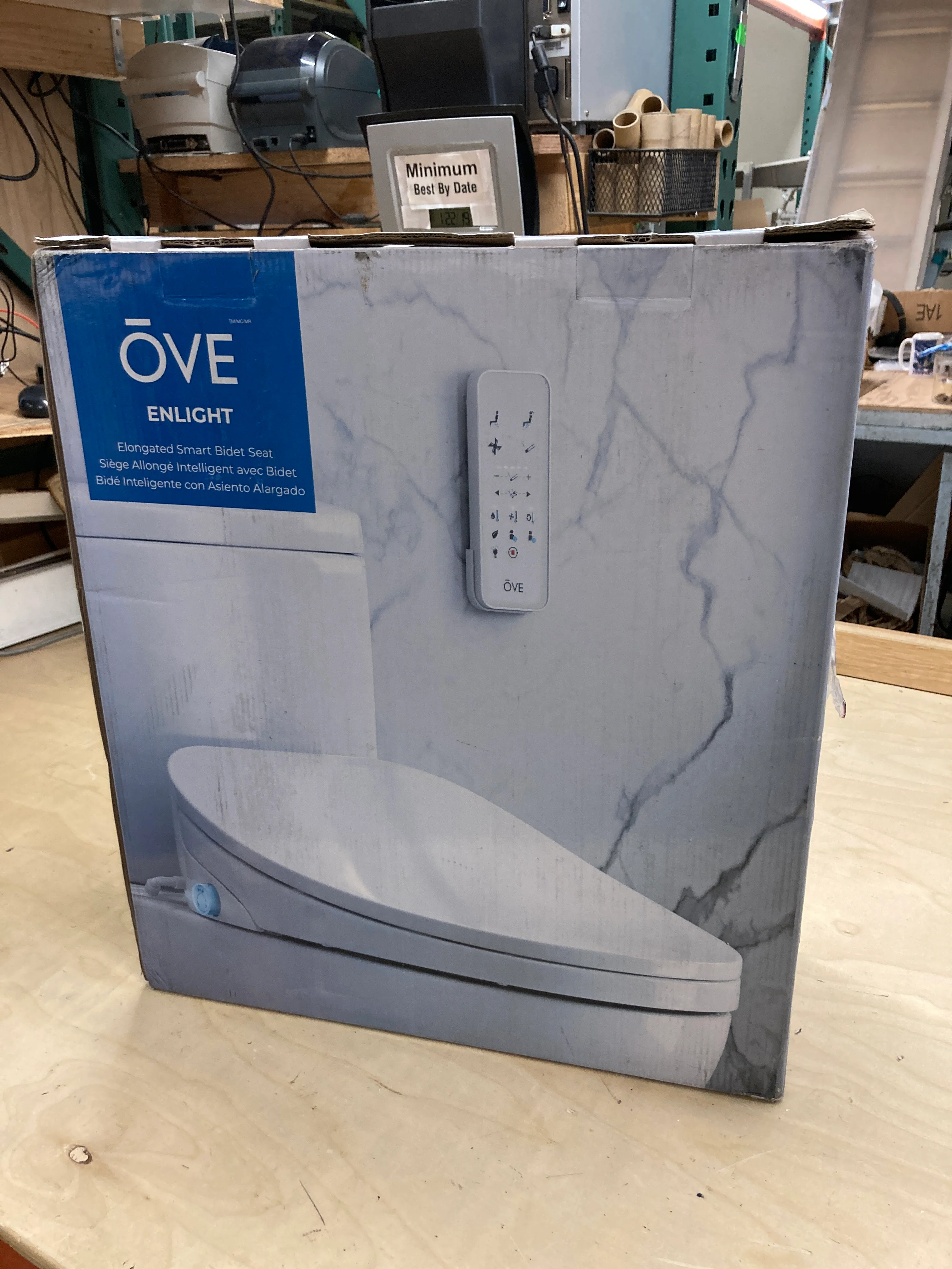Like NEW - Costco - OVE Decors Enlight Elongated Smart Bidet Toilet Seat with Remote Control - Retail $399 - Image 4