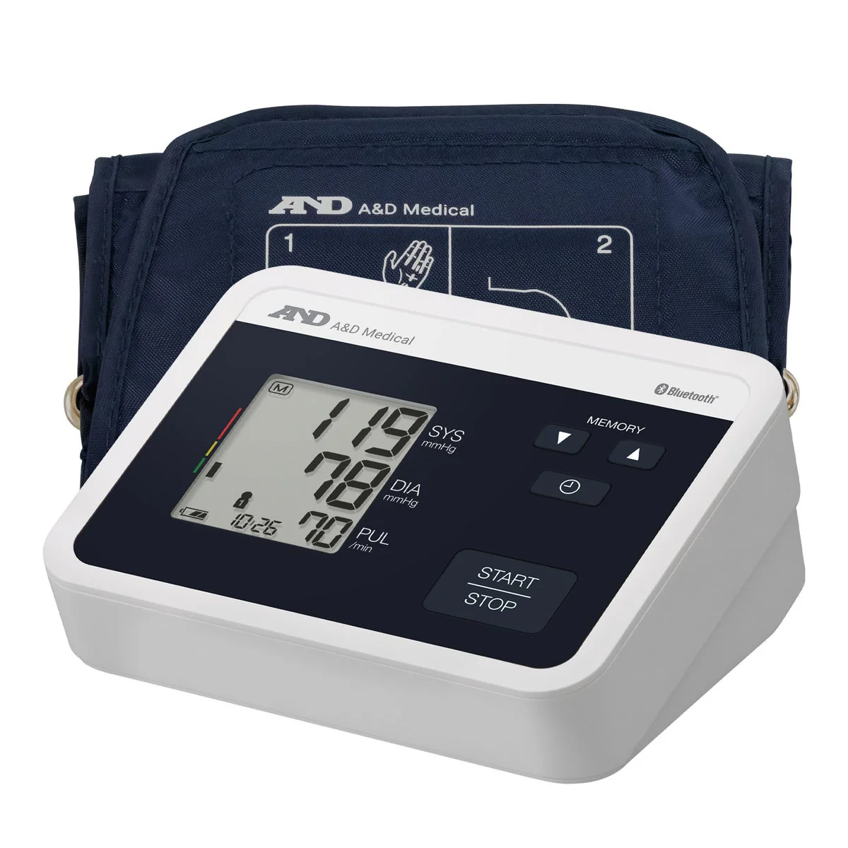 A&D Upper Arm Bluetooth Blood Pressure Monitor - Image 3